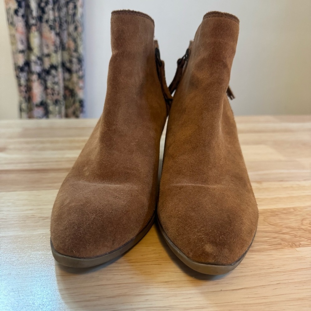 Frye Tan Suede‎ Ankle Booties - Picture 6 of 10